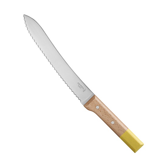Нож для хлеба Opinel №116 Parallele, желтый
