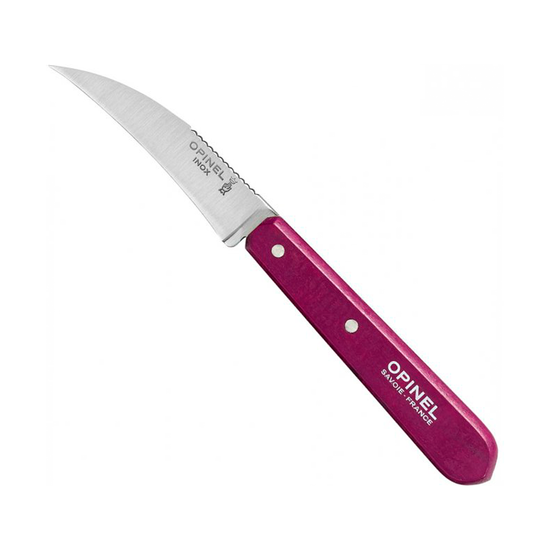 Нож для овощей Opinel №114 Les Essentiels, сливовый