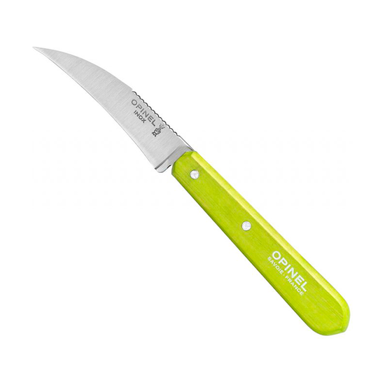 Нож для овощей Opinel №114 Les Essentiels, зеленый