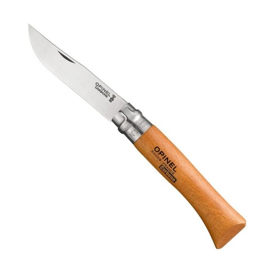 Нож Opinel №10 Natural, углеродистая сталь, бук
