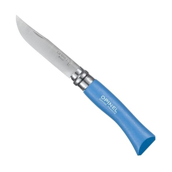 Нож Opinel №7, синий, блистер