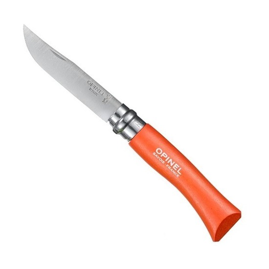 Нож Opinel №7, оранжевый, блистер