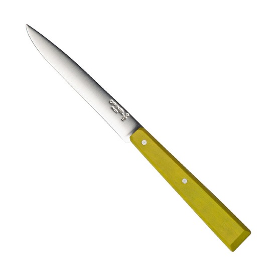 Нож столовый Opinel №125, деревянная ручка, светло-зеленый